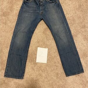 Levi's Men's Dark Blue Straight Jeans